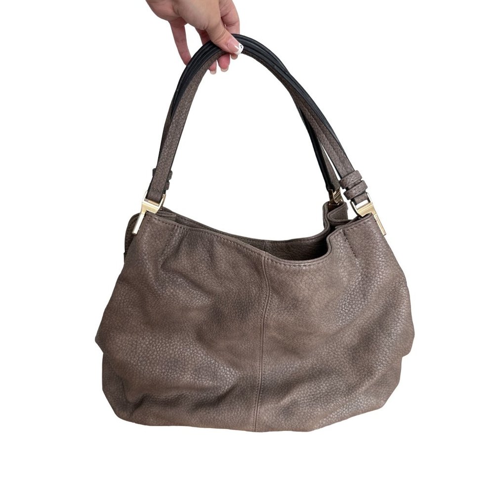 Lulus Womens Taupe Shoulder Bag Satchel Purse Bohemian